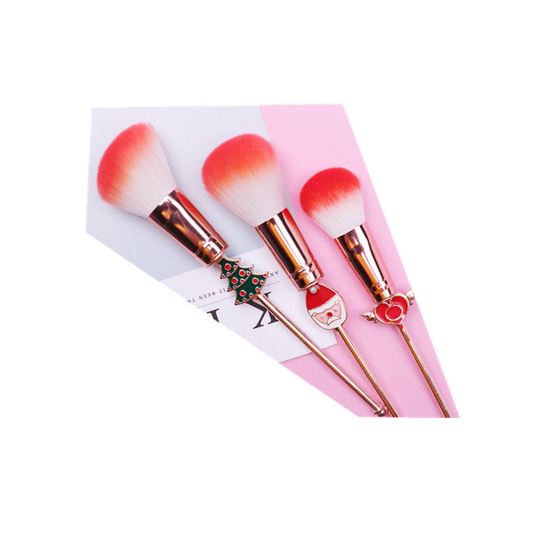 Christmas Moose Makeup Brush Set Brush